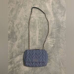 Kate Spade Denim Quilted Chain Shoulder Bag